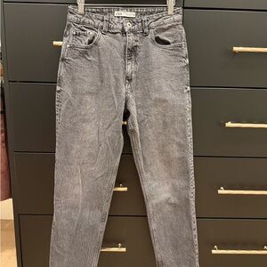 Zara Charcoal Denim Jeans